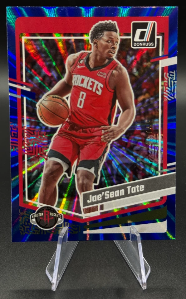 2023-24 Jae'Sean Tate /49 Donruss Holo Blue Laser #171 | Rockets - Image 3 of 3