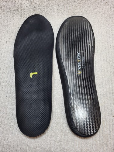 VKTRY  Performance Carbon Fiber Shoe Insoles  Size 15 - 15.5 Black Men's Insole