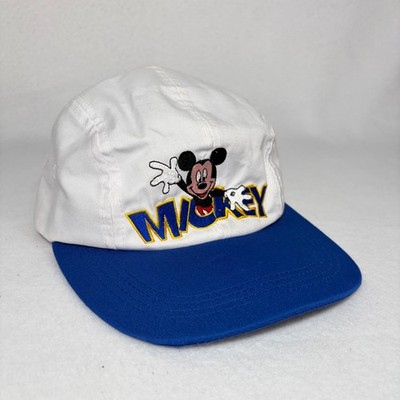 Mickey Mouse Vintage Painters Style Hat Cap Embroidered Logo Disney Elastic Back