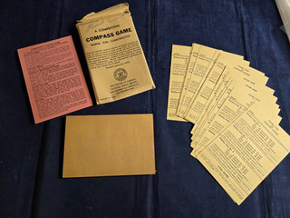 BOY SCOUT Competitive Compass Game #1133 from the 1960s