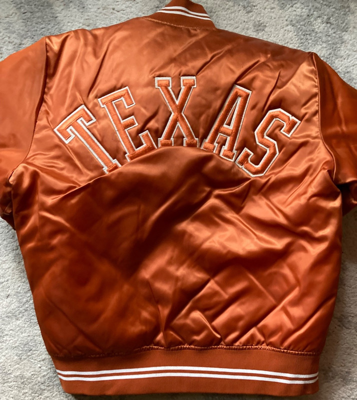 Authentic Bike TEXAS LONGHORNS satin jacket (M) GIFT-QUALITY! Kevin Durant