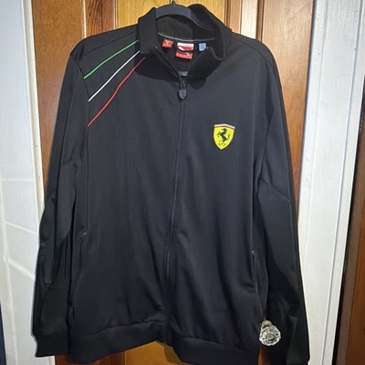 Puma x Ferrari Scuderia Track Jacket   Black   Size XL