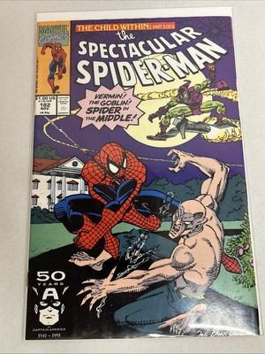 Marvel: Spectacular Spider-Man Vol. 1 #182 With Green Goblin 1991 Copper Age
