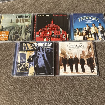 Lot Of 5 Third Day CD s Wire, Revelation, Come Together, Offerings, Wherever You