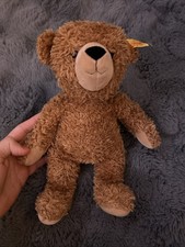 Steiff Teddy Bear Plush Happy Brown German Toy Stuffed 012662
