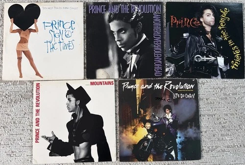 Lot Of 5 Prince & The Revolution Vinyl Collection 12” Maxi Singles Pop Rock LP