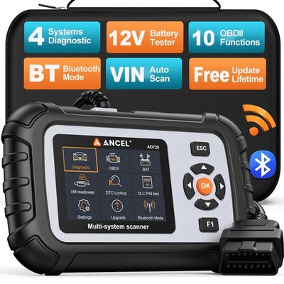 ANCEL AD720 Profi KFZ Diagnosegerät OBD2 Scanner 4 System Fehler Auslesegerät
