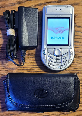 Nokia 6630 - Silver and Gray ( Unlocked ) Super Rare GSM Smartphone - Bundled
