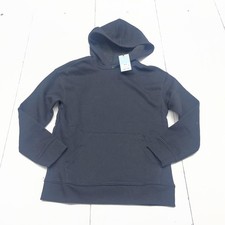 Cat  Jack Hoodie Sweatshirt Boys Medium 8 Black Fleece Pullover Kangaroo Pocket