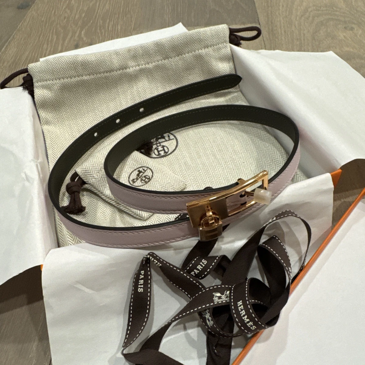 HERMÈS Pink Belts for Women for sale | eBay display picture 1