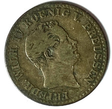 1843 A German States Prussia 2-1/2 Silber Groschen KM# 444