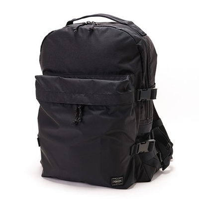 #ad PORTER Yoshida 855 05902 FORCE Day Pack Black Nylon Backpack Military Style $457.00