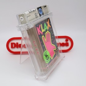 NES Nintendo KLAX - WATA PEDIGREE GRADED 9.0 A+! NEW & Sealed + V-Overlap Seam!