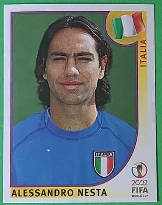 Panini Fußball WM 2002 WC 02 Sticker Nr. 462 Alessandro Nesta Italien Italia