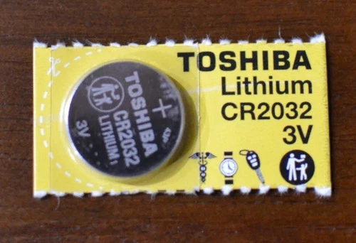 **SAME DAY SHIPPING**  1 X TOSHIBA CR2032  Lithium Watch Battery Exp. 2034  NEW!