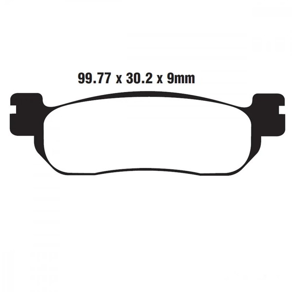 Bremsbelag BremsbeläGe EBC FA275TT Hinten FüR Yamaha YZF-R6 600 N Bj. 1999-2002-image
