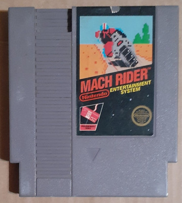 Mach Rider NES 5 Screw (Nintendo Entertainment System 1985)  VG Shape & Tested
