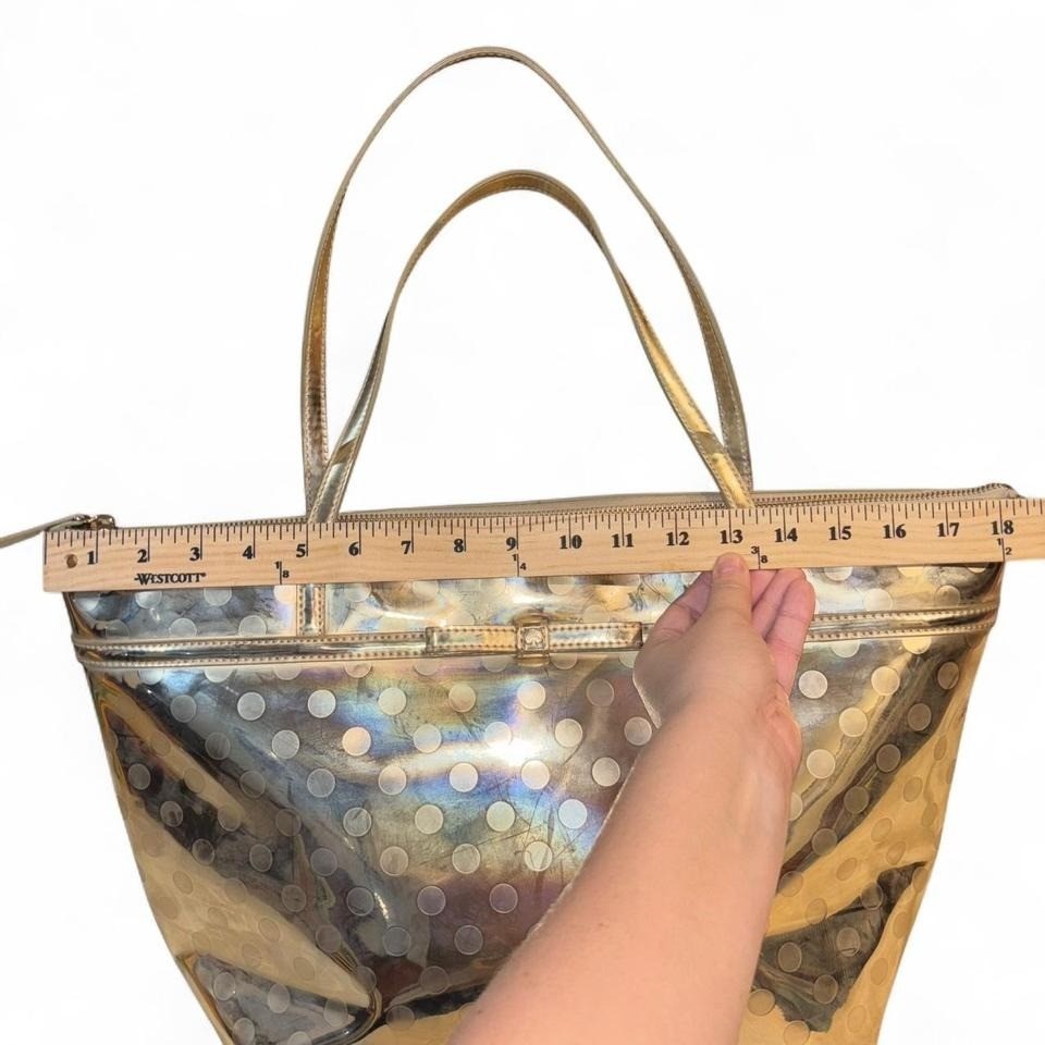Kate Spade Sophie Camellia Street Gold Mirror Tote thumbnail 4