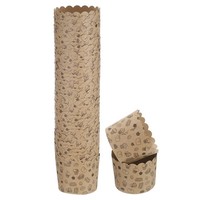 50 StüCk PapierbackföRmchen 6Oz Braun Kraftpapier MuffinsföRmchen Cupcake
