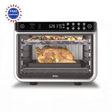Ninja Air Fryer & Toaster Oven 10-in-1 Functions 1800W DT201 Stainless Steel