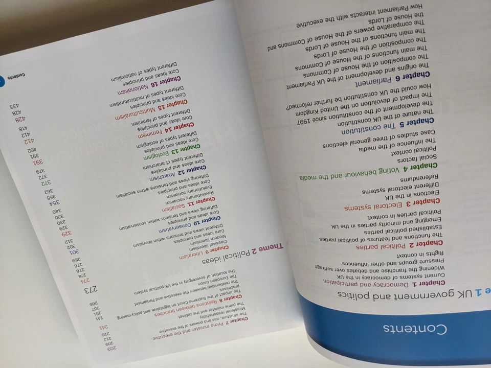 Pearson Edexcel A Level Politics UK Government and Politics Political Ideas - Image 4 of 4