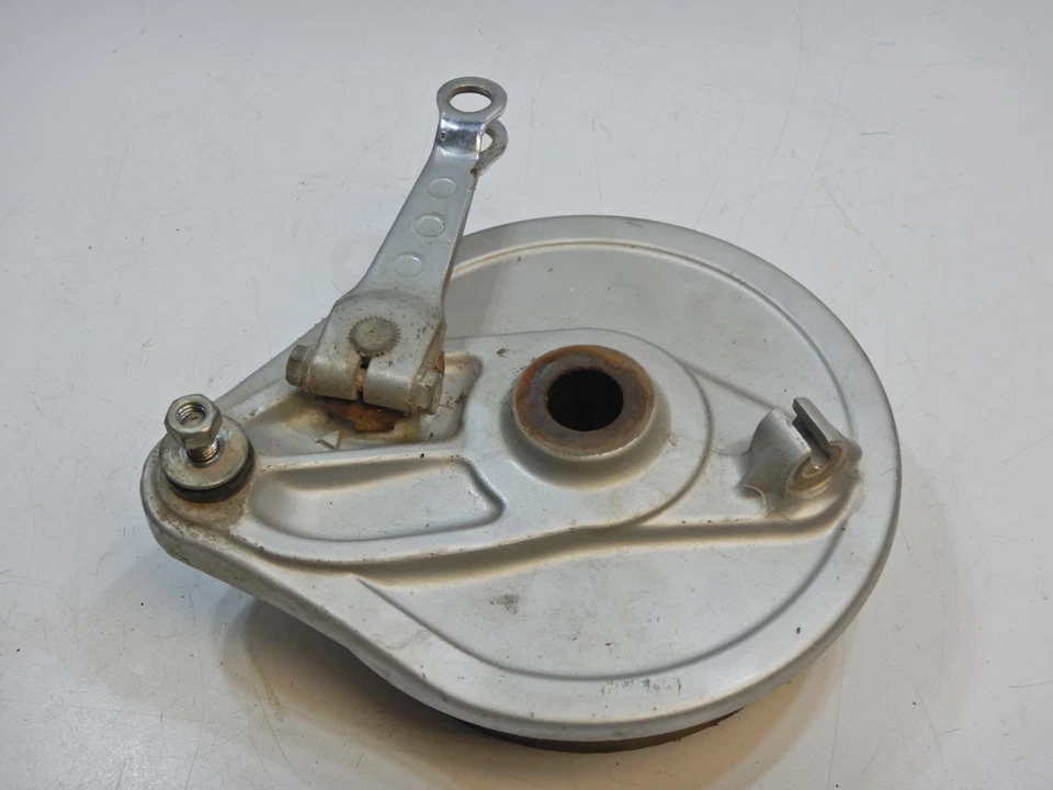 Rear brake plate housing 1974 1975 1976 HONDA MT250 MT 250 - Image 3 of 4