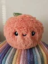 Squishable Peach Mini Comfort Food Plush NWOT 7" (New Without Paper Tag)