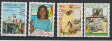 Senegal 2006/2010 Mi. 2152-2155 Democracy and Freedom
