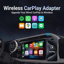 NIB Ottocast Carplay Clip Wired to Wireless Carplay Adapter Plug&Play for iPhone