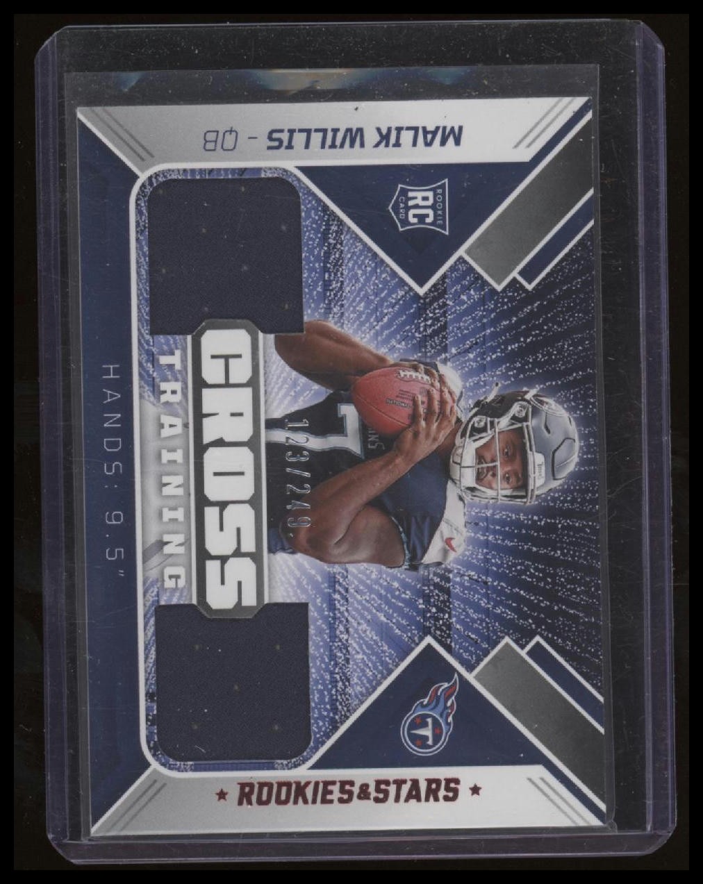 Malik Willis Panini Rookies & Stars Cross Training Relics #CTMW Base