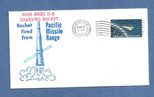 NASA ARGO D-8 SOUNDING ROCKET LAUNCH FEB 11,1963 VAFB  SPACE COVER NASA