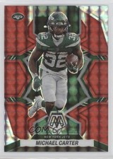 2022 Panini Mosaic Red Mosaic Prizm Michael Carter #152 2l4