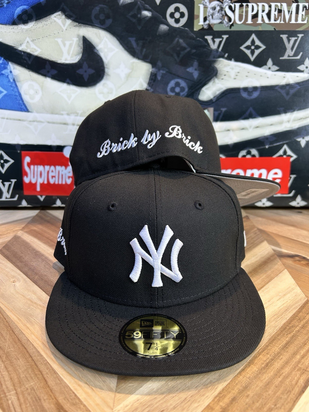 New Era Nigel Sylvester New York Yankees Black Jordan 4 Brick By Brick 7 1/4