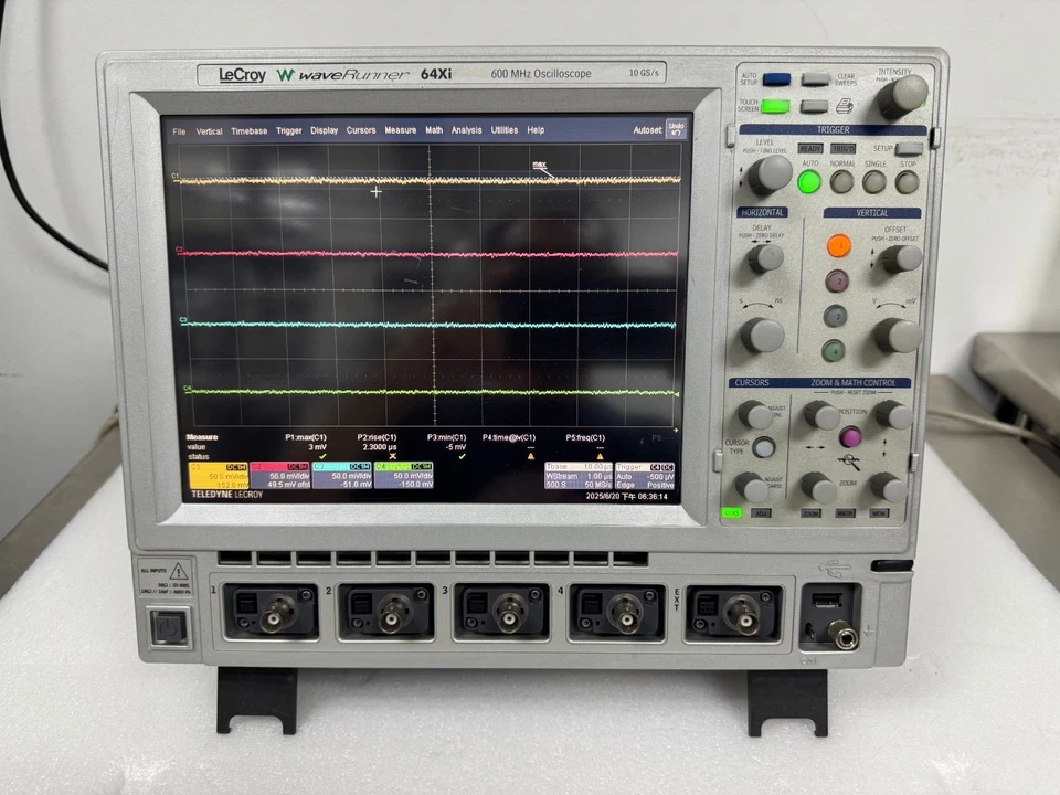 Lecroy WaveRunner 64Xi 600MHz, 10GS/s, 4-Channel Digital Oscilloscope - Image 2 of 4