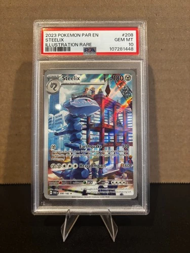Steelix 208/182 SV04: Paradox Rift Holo PSA 10