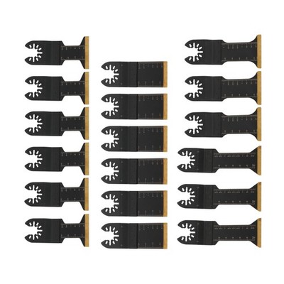 LABLT 4 Types Oscillating Saw Blades 18 PCS Titanium Oscillating Tool Blade