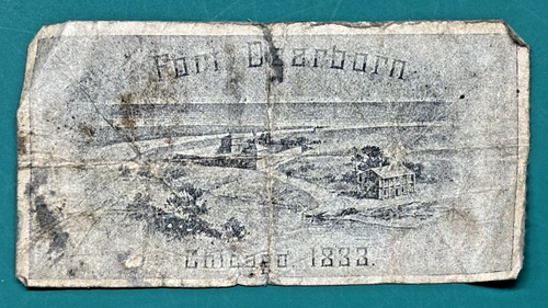 ANTIQUE TICKET: 1893 World's Columbian Exposition - Chicago Day - Picture 2 of 2