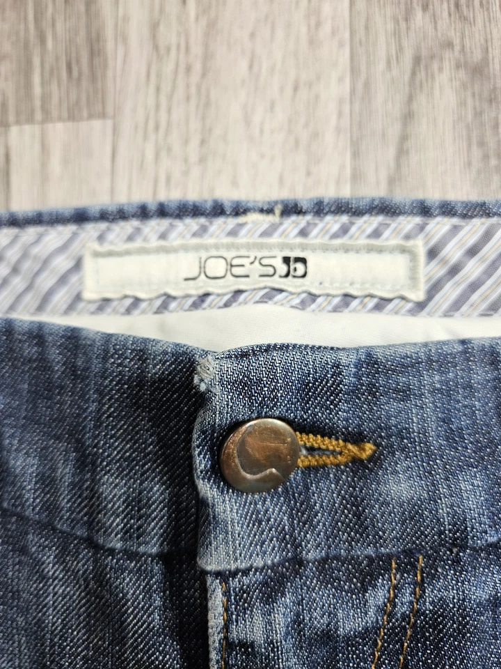 Pantalones Cortos de Denim Joes Jeans para Mujer 30 Azul Envejecido Informal Calce Relajado Bermudas Foto 4 de 4