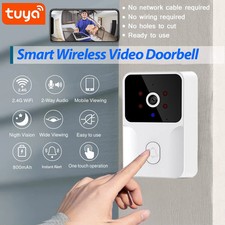 Wireless WiFi Video Doorbell Smart Phone Camera Door Bell Ring Intercom Security