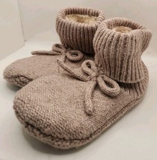 NEW Bombas Gripper Bow Slipper - Taupe Size: Small 7-8.5