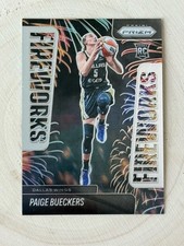 Panini 2025 Prizm WNBA Fireworks Rookie Insert Paige Bueckers Dallas Wings #14