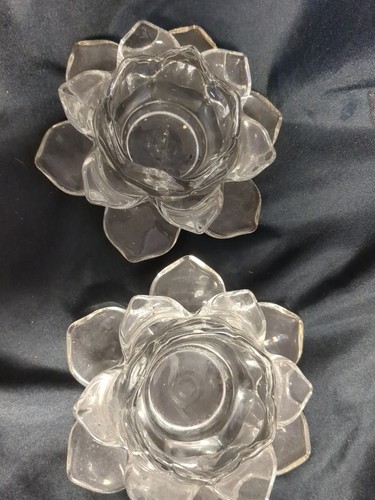Shannon Crystals Votive Rose Candle Holder - Picture 2 of 6