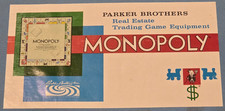 Vintage 1961 Monopoly Board Game Complete Parker Brothers Long Box All Pieces