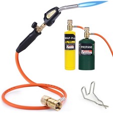 TAUSOM Propane Torch Hose Kit, Mapp Gas Heat 3600℉ Map Standard, Orange