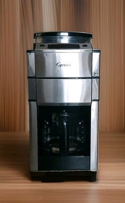 Capresso Coffee Team Pro Plus 12-Cup Coffeemaker Top Grinder Cleaned & Tested
