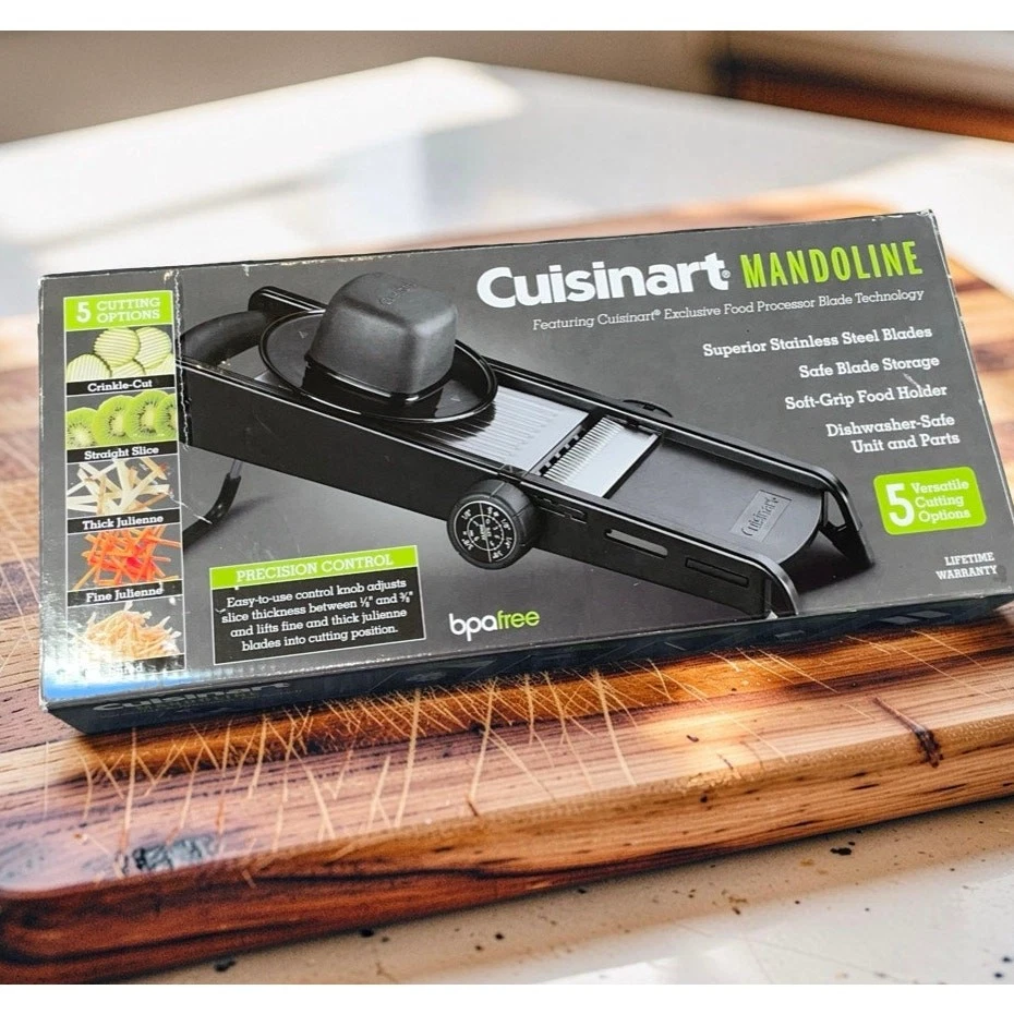 Cuisinart V-Blade Mandoline Slicer Professional Food Prep Tech Kitchen Tool NIB
Opens in a new windo