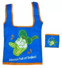 Tokyo Disney Resort Donald Duck Eco Bag Foldable Tote with Pouch