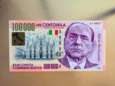 ITALIA 100000 lire * Silvio Berlusconi * unc - Bild 1 von 2
