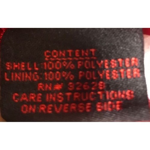 Snap-on Tools Official Mechanic Full Windbreaker Jacket Black Red Work Wear Zipu - Picture 5 of 7