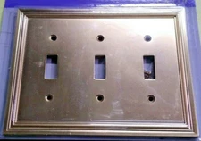 Satin Brass Daltry Switchplate Light Wall Plate Cover Outlet Toggle Rocker